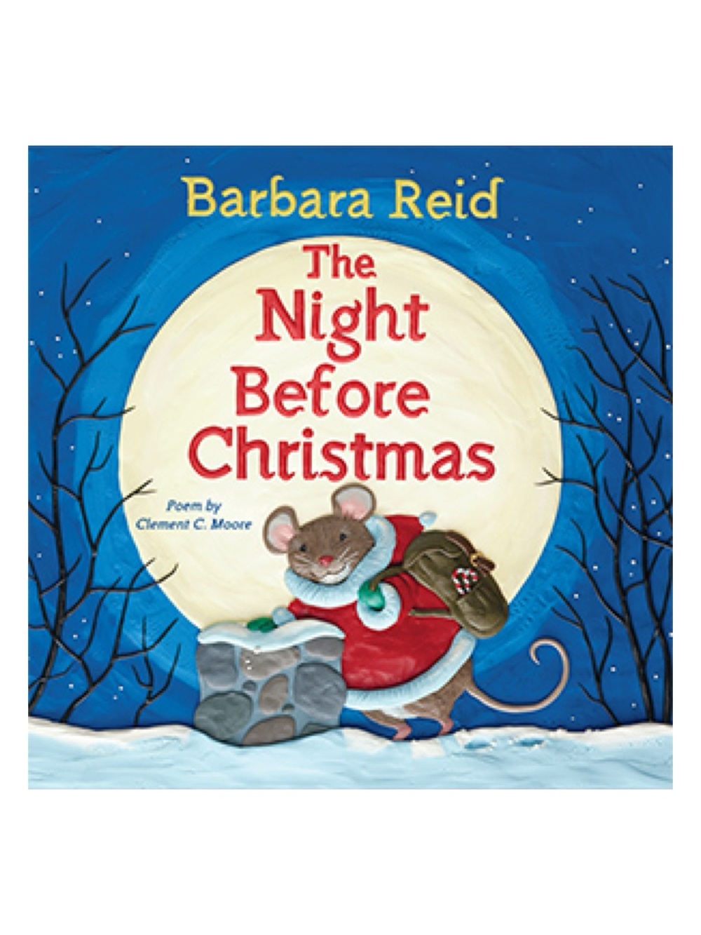 The Night Before Christmas Hardcover Book | Barbara Reid